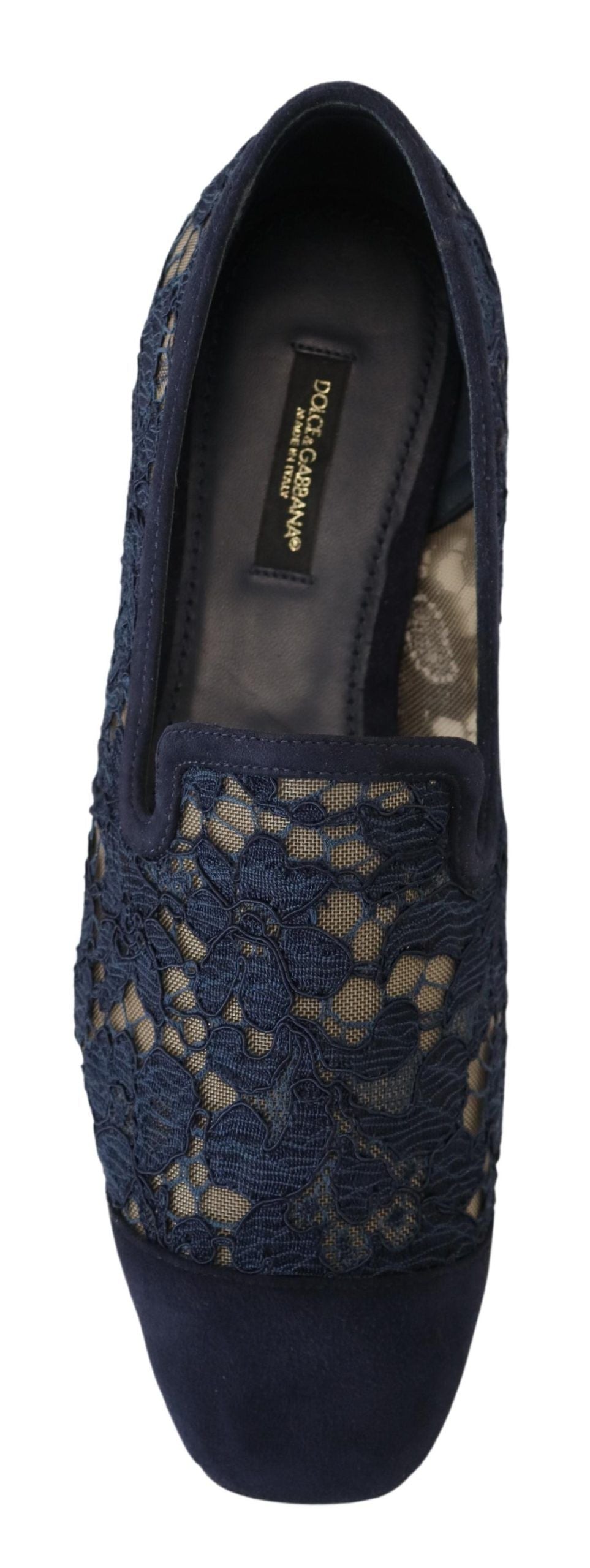 Mocassins plats bleus élégants Dolce &amp; Gabbana - Chic d'été