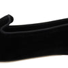 Dolce & Gabbana Black Velvet Slip Ons Loafers Flats Shoes