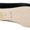 Dolce & Gabbana Black Velvet Slip Ons Loafers Flats Shoes