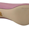 Escarpins en cuir Dolce &amp; Gabbana Devotion en rose