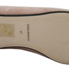 Mocassins élégants en velours rose Dolce &amp; Gabbana Devotion