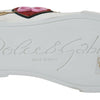 Dolce & Gabbana White Leather Sneaker Portofino Logo Heart Shoes