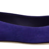 Dolce & Gabbana Purple Suede Crystals Loafers Flats Shoes