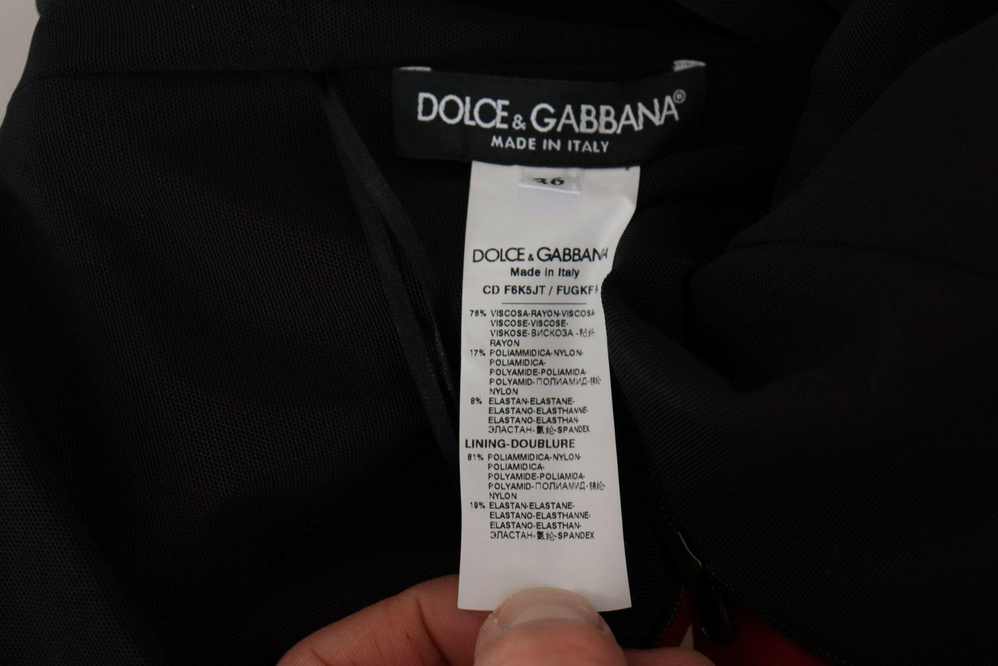 Dolce &amp; Gabbana – Rotes, figurbetontes Midikleid mit Herzausschnitt