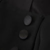 Dolce &amp; Gabbana - Veste noire élégante à boutons-pression avec doublure en soie