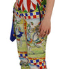 Dolce & Gabbana Multicolor Printed Snow Trouser Pants