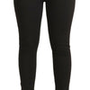Dolce & Gabbana Black Mid Waist Skinny Denim Cotton Jeans