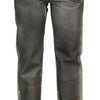 Dolce & Gabbana Grey Washed High Waist Denim Pants Cotton Jeans