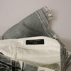 Dolce & Gabbana Grey Washed High Waist Denim Pants Cotton Jeans
