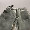 Dolce & Gabbana Grey Washed High Waist Denim Pants Cotton Jeans