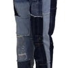 Dolce & Gabbana Multicolor Patchwork High Waist Denim Jeans