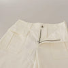 Dolce & Gabbana White High Waist Tapered Women Cotton Pants