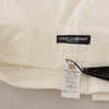 Dolce & Gabbana White High Waist Tapered Women Cotton Pants