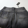 Dolce & Gabbana Black Washed Tattered High Waist Denim Jeans