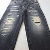 Dolce & Gabbana Black Washed Tattered High Waist Denim Jeans