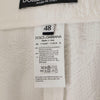 Dolce & Gabbana White High Waist Culotte Cotton Shorts