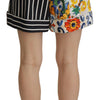 Dolce & Gabbana Multicolor Stripes Majolica Bermuda Shorts