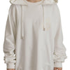 Dolce &amp; Gabbana Weißer Kapuzenpullover mit Stickerei