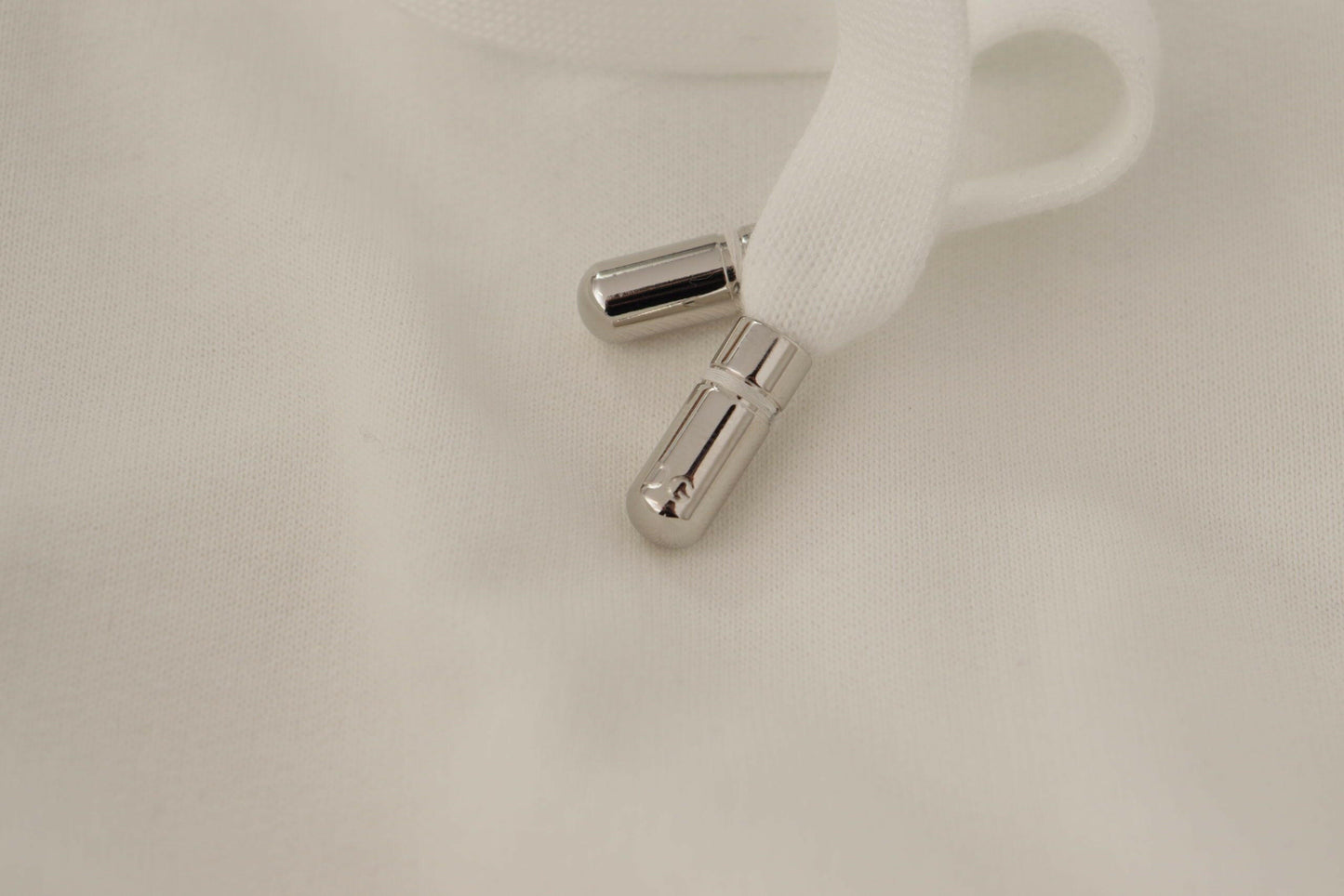 Dolce &amp; Gabbana Weißer Kapuzenpullover mit Stickerei