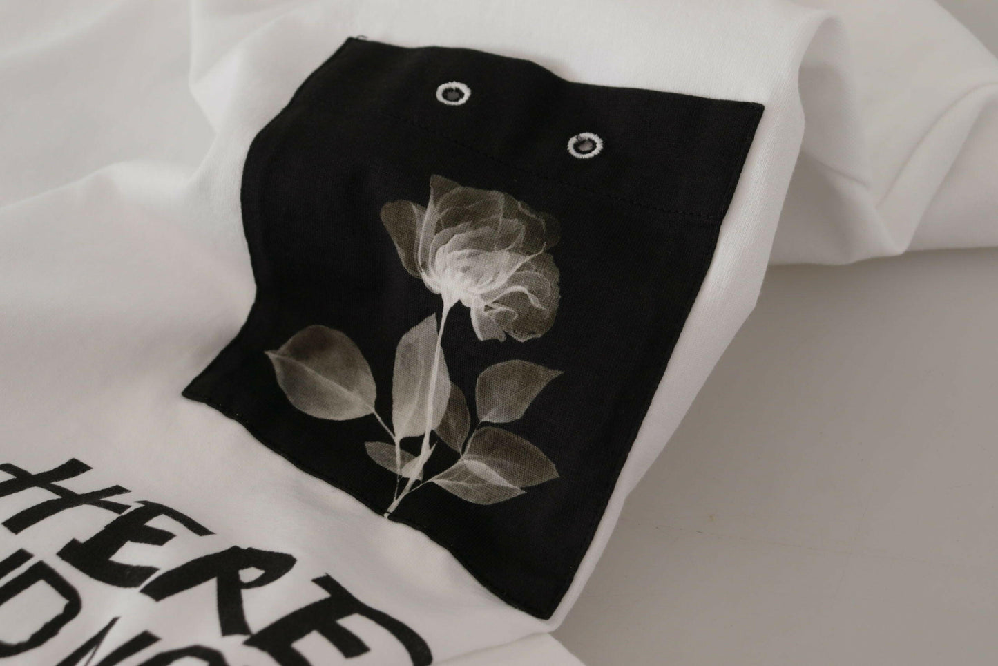 T-shirt élégant à col rond avec slogan Dolce &amp; Gabbana