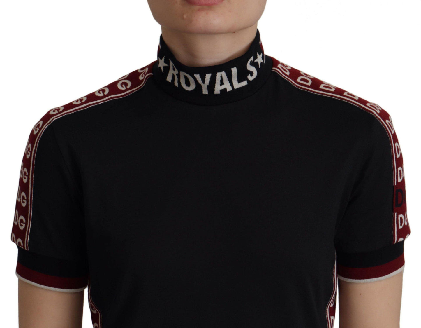 Dolce &amp; Gabbana – Schwarzes T-Shirt „#DGMillennials“ aus 100 % Baumwolle