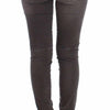 Ermanno Scervino Grau Slim Jeans Denim Hose Skinny Leg Stretch