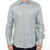 Ermanno Scervino Gray Cotton Long Sleeve Casual Shirt Top
