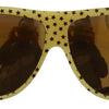 Dolce & Gabbana Yellow Stars Acetate Square Shades DG4125 Sunglasses