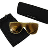 Dolce & Gabbana Yellow Stars Acetate Square Shades DG4125 Sunglasses
