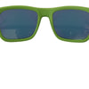 Dolce &amp; Gabbana DG6095 Acid Sonnenbrille mit Vollrandrahmen aus grünem Gummi