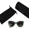 Dolce & Gabbana Blue Lace Acetate Crystal Round DG4190 Sunglasses