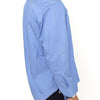 Ermanno Scervino Blue Cotton Dress Classic Fit Shirt
