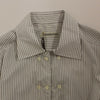 Ermanno Scervino White Gray Striped Regular Fit Casual Shirt