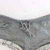 Ermanno Scervino Lingerie Gray Mini Shorts Sleepwear Hotpants