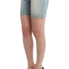 Ermanno Scervino Beachwear Blue Denim City Casual Dress Shorts