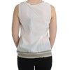 Ermanno Scervino White Top Blouse Tank Shirt Sleeveless