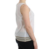 Ermanno Scervino White Top Blouse Tank Shirt Sleeveless