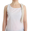 Ermanno Scervino White Top Blouse Tank Shirt Sleeveless