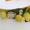 Dolce & Gabbana Yellow Lemons Sicily Crystal Diadem Tiara Headband