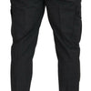 Dolce & Gabbana Gray Checked Cargo Trousers Stretch Pants