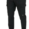 Dolce & Gabbana Gray Checked Cargo Trousers Stretch Pants