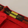 Dolce &amp; Gabbana Rote Chinos mit schmaler Passform aus Baumwolle