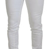 Dolce & Gabbana White Slim Skinny Stretch Cotton Denim Jeans