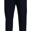 Dolce &amp; Gabbana Blaue Chinos mit schmaler Passform