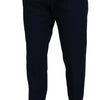Dolce &amp; Gabbana Blaue Chinos mit schmaler Passform