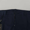 Dolce &amp; Gabbana Blaue Chinos mit schmaler Passform