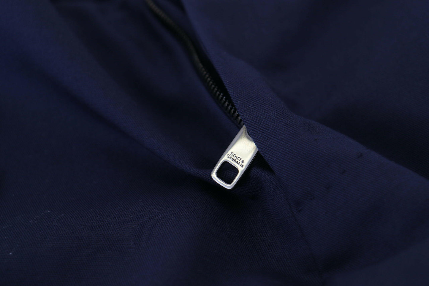 Dolce &amp; Gabbana Blaue Leinen-Baumwoll-Schlanke Hose Chinos Hose