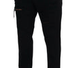 Dolce & Gabbana Black Loose Regular Torn Cotton Jeans