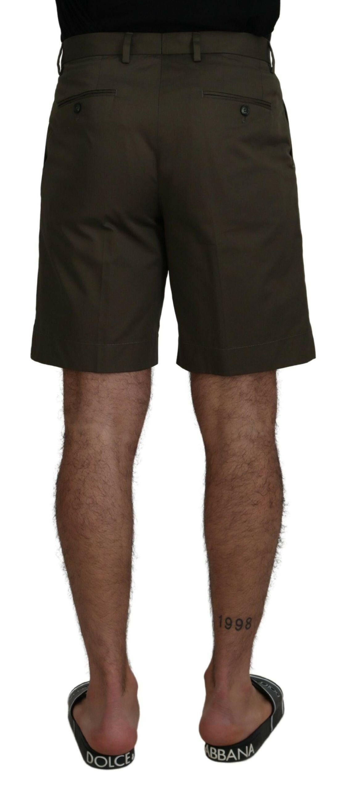 Dolce &amp; Gabbana Short chino élégant en coton vert