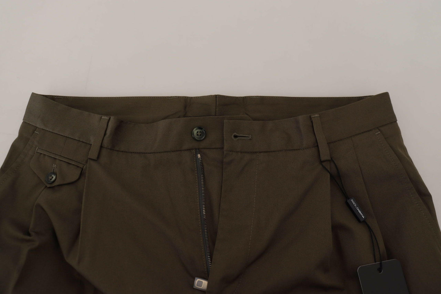 Dolce &amp; Gabbana Short chino élégant en coton vert